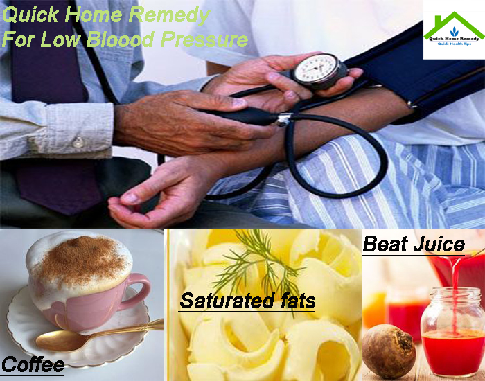 Home Remedy For Low Blood Pressure QuickHomeRemedy